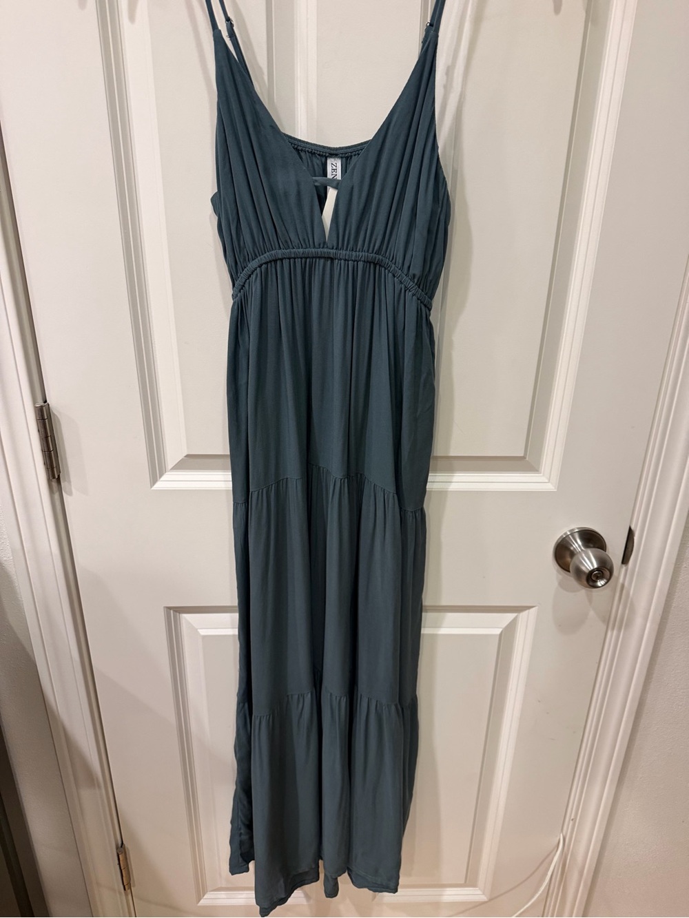 Zenana Outfitters Ash Jade Spaghetti-Strap Maxi Dress